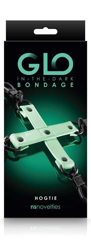 GLO Bondage Hog Tie Weekend Ready Play - - Cuffs And Restraints
