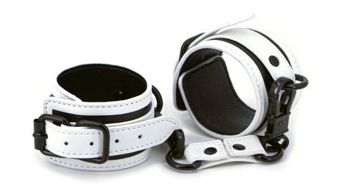 NS Novelties GLO Bondage Wrist Cuffs Glow in Dark Restraint Cuffs - Cuffs and Restraints