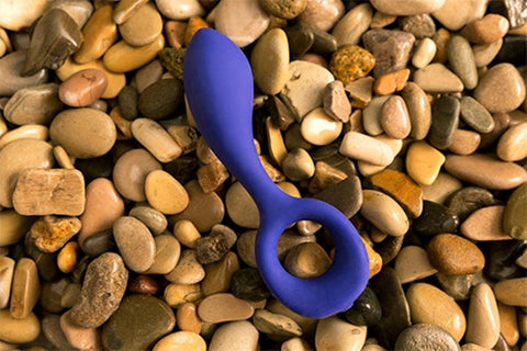 Gvibe Gpop Royal Blue Dual Stimulation Vibrator - Prostate Toys