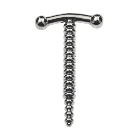 BDStyle Graduated Bead Penis Plug with Stainless Steel Construction - Penis Plugs