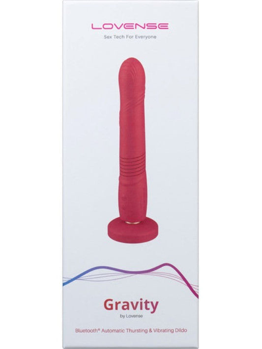 Lovense Gravity App Control Vibrating and Thrusting Dildo with Dual Action - - Remote Control Vibrators
