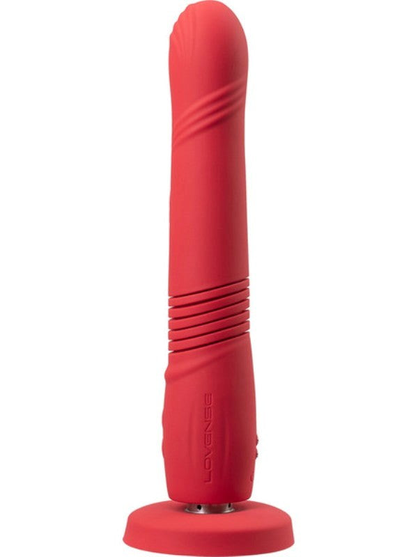 Lovense Gravity App Control Vibrating and Thrusting Dildo with Dual Action - - Remote Control Vibrators