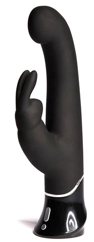 Love Honey Greedy Girl G Spot Rechargeable Rabbit Vibrator Dual Motor - Clit Ticklers and Pulsators
