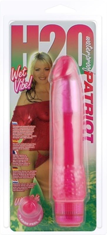 Seven Creations H20 Patriot Waterproof Vibe Pink Flexible Vibrator - - G-Spot Vibrators