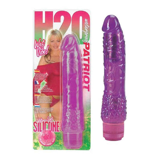 Seven Creations H2O Patriot 8 Inch Vibrator Waterproof G Spot - - G-Spot Vibrators