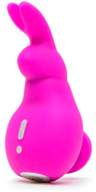 Love Honey Happy Rabbit Mini Ears USB Rechargeable Clitoral Vibrator Dual Ears - - Clit Ticklers and Pulsators