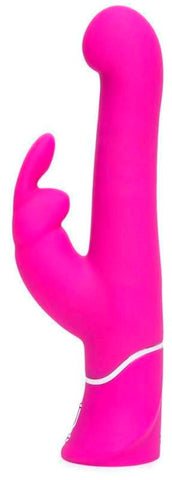 Love Honey Happy Rabbit Rechargeable Beaded Vibrator Purple - Rabbit Vibrators