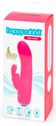 Love Honey Happy Rabbit Rechargeable Mini Rabbit Vibrator Dual Motor - Rabbit Vibrators