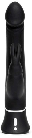 Love Honey Happy Rabbit Rechargeable Realistic Vibrator Black - Rabbit Vibrators