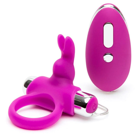 Love Honey Happy Rabbit Remote Control Cock Ring - Remote Control Vibrators
