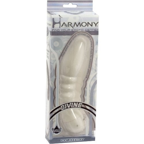 Doc Johnson Harmony Divine White G Spot Massager Multi Speed Vibrator - - G-Spot Vibrators