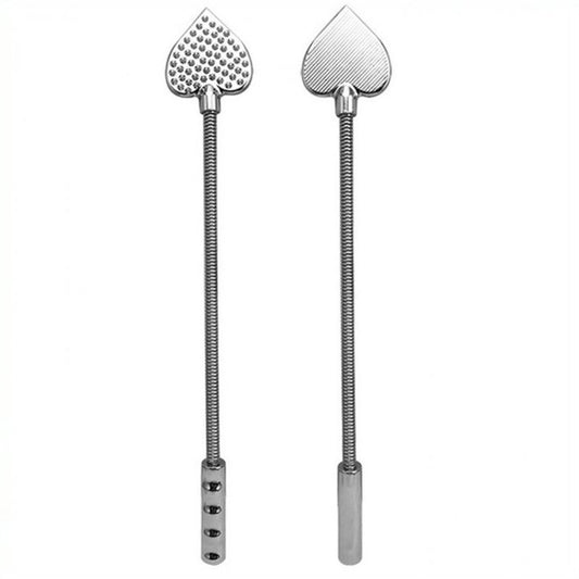 Heart Shaped Steel Crop CRings That Last - - Whips And Crops