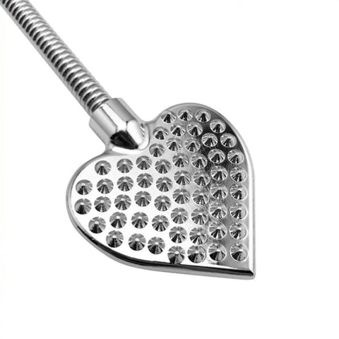 Heart Shaped Steel Crop - Whips And Crops