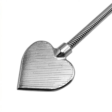 Heart Shaped Steel Crop - Whips And Crops