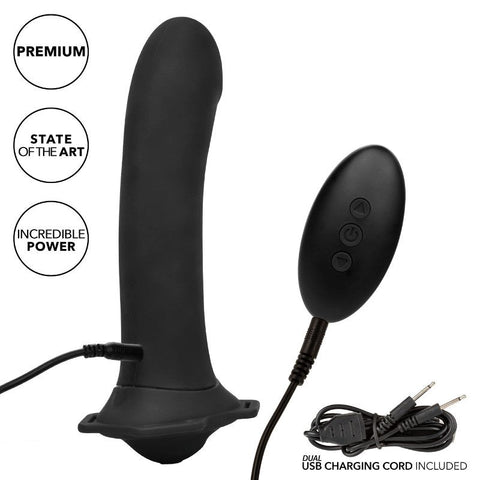 California Exotics Her Royal Harness Me2 Remote Rumbler Strap On Set - Strap On Sextoys