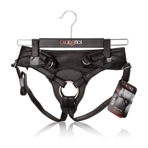 California Exotics Her Royal Harness The Queen Strap On Attachment Vegan Leather - Strap On Sextoys
