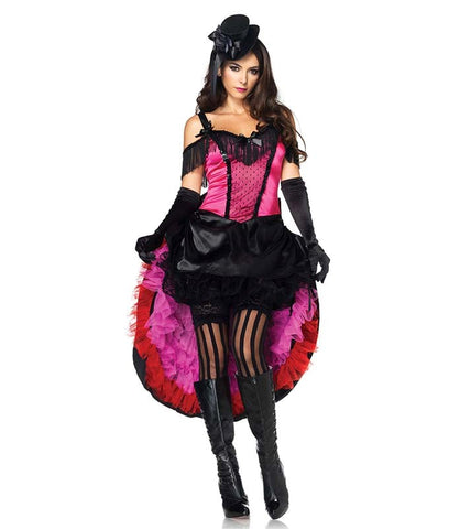 Leg Avenue Highkick Honey Costume Cabaret Roleplay Outfit - Fancy Dress Ups