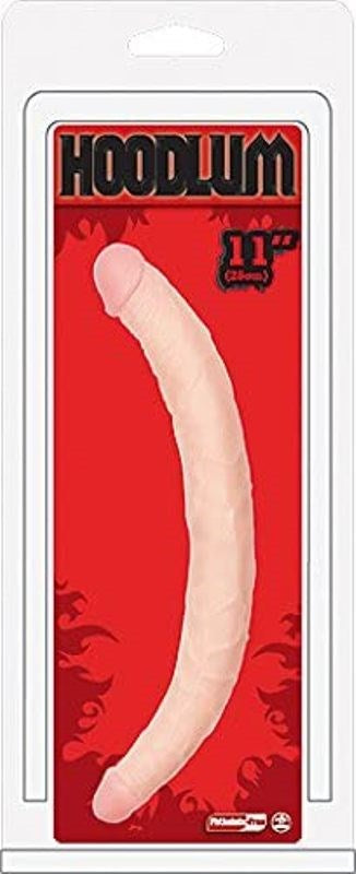 NANMA Corporation Hoodlums Lifelike Dual Headed Pleasure Wand Waterproof Design - - Realistic Dildos