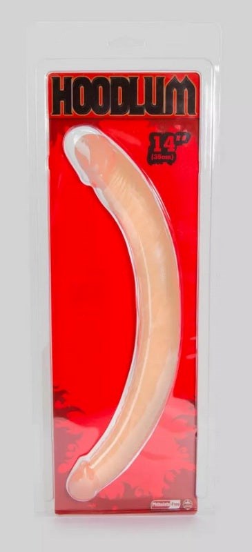 NANMA Corporation Hoodlum 14 Inch Double Dong Flesh Dual End Penetration - - Realistic Dildos