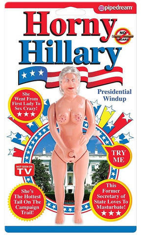 Pipedream Horny Hillary Presidential Wind Up Inflatable Doll Novelty Collectible - Sex Games, Coupons and Tricks