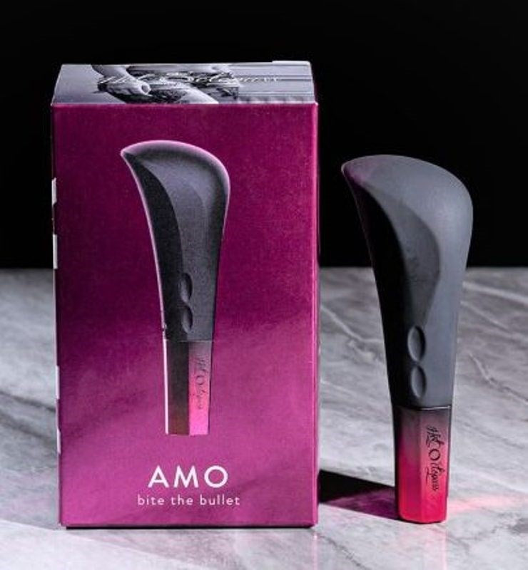 Hot Octopuss Amo Curved Tip Mini Bullet Vibrator for Precise Stimulation - - Personal Massagers