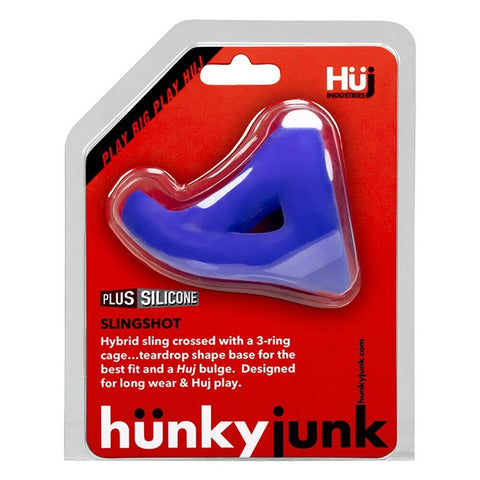 Hunkyjunk SLINGSHOT 3 Ring Teardrop Sling Premium Cock and Ball Support - Ball and Cock Toys