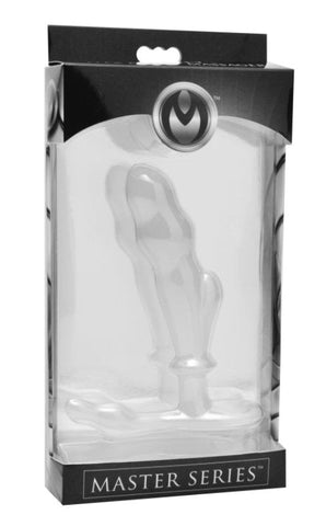 XR Brands Iced Flex Silicone P Spot Massager Curved Prostate Stimulator - Prostate Toys