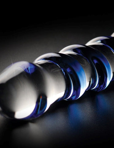 Pipedream Icicles No 05 Hand Blown Glass Dildo with Temperature Play - Glass Sex Toys