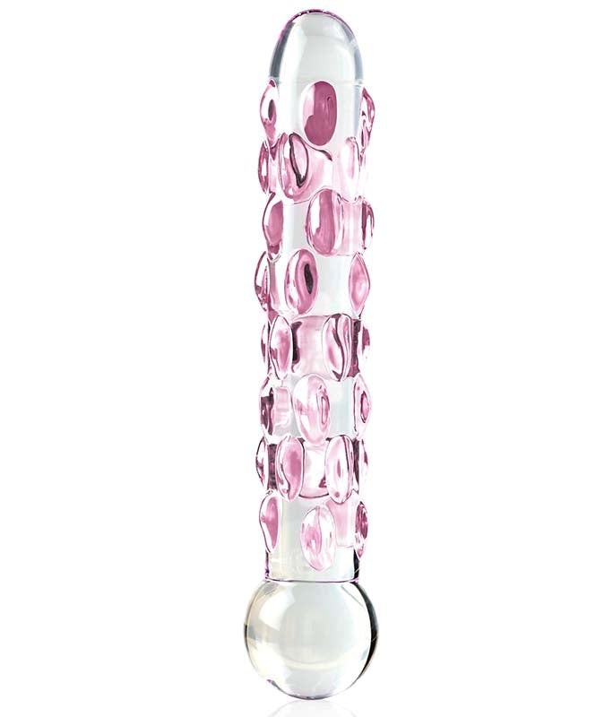 Pipedream Icicles No 07 Hand Blown Glass Dildo with Temperature Play - - Glass Sex Toys