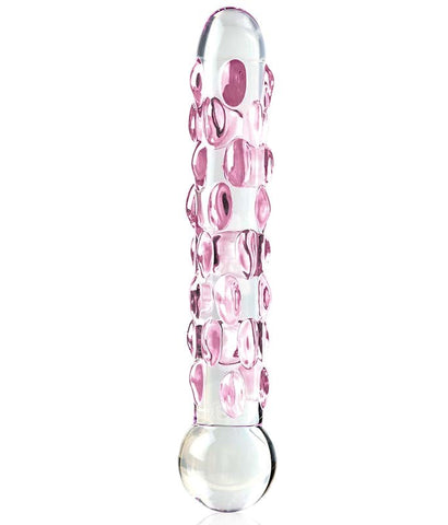 Pipedream Icicles No 07 Hand Blown Glass Dildo with Temperature Play - Glass Sex Toys