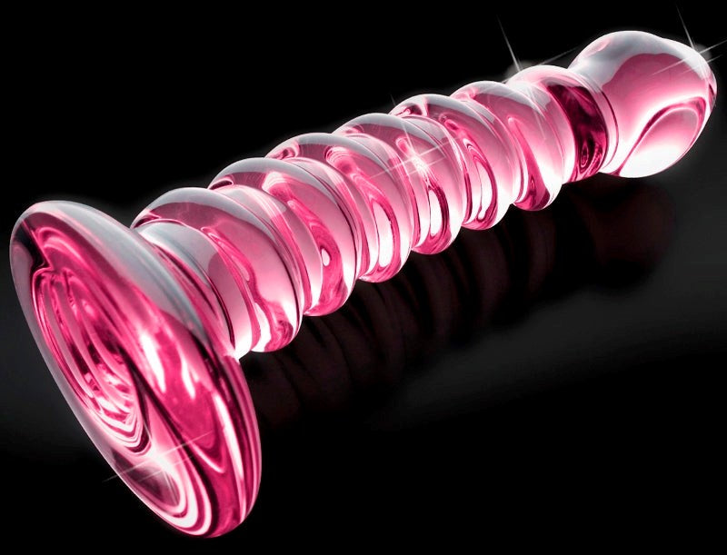 Pipedream Icicles No 28 Hand Blown Glass Anal Dildo Temperature Play - - Glass Sex Toys