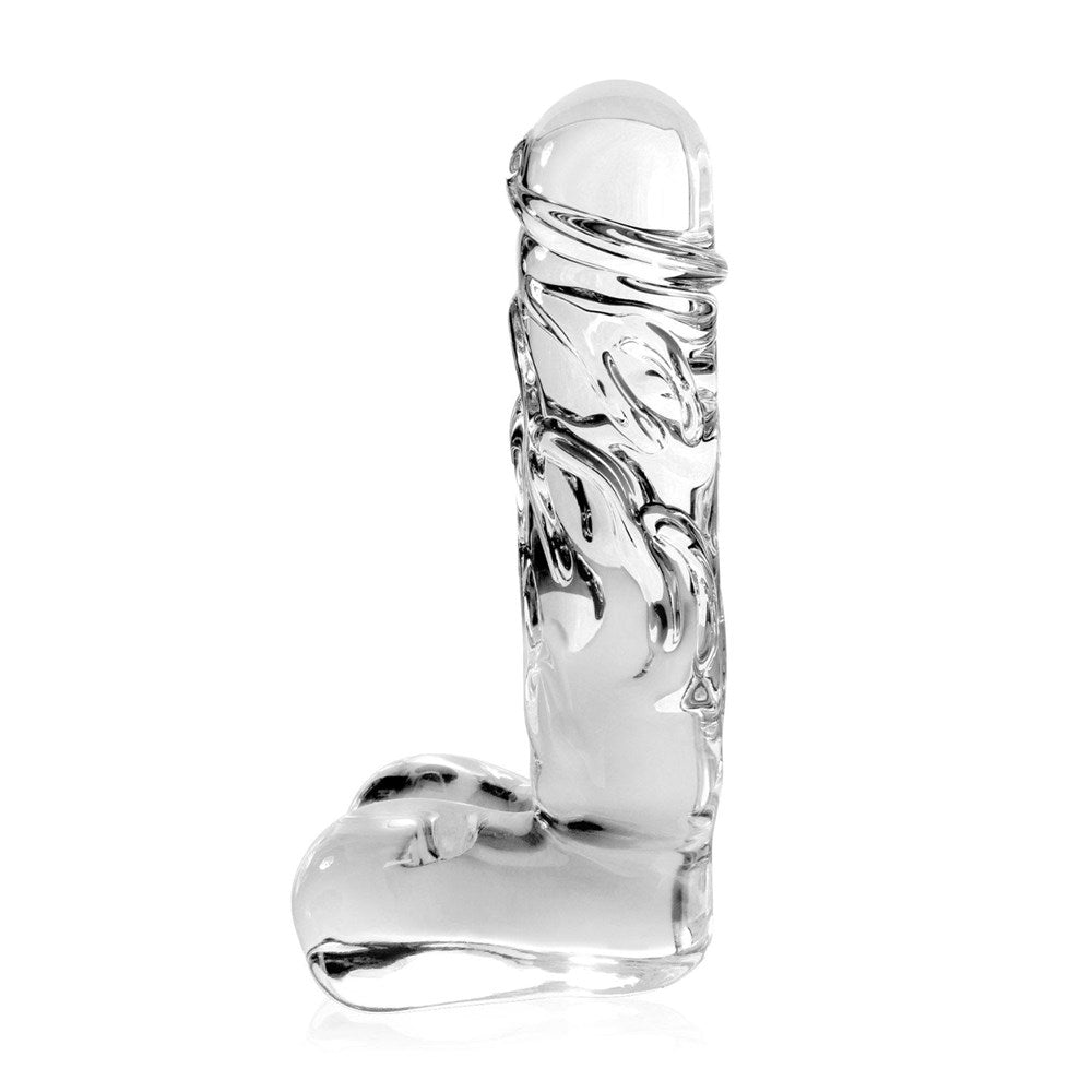 Pipedream Products Icicles No 40 Realistic Glass Dong Borosilicate - - Glass Sex Toys