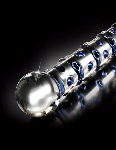 Pipedream Products Icicles No 50 Elegant Glass Dong Textured Dildo - Glass Sex Toys
