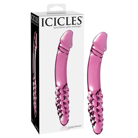 Pipedream Products Icicles No 57 Realistic Glass Dildo - Glass Sex Toys