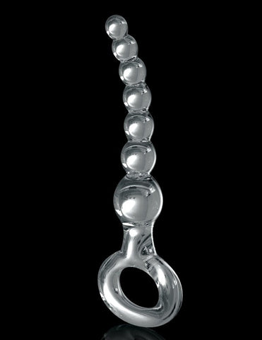 Pipedream Products Icicles No 67 Glass Anal Beads Massager Premium - Glass Sex Toys