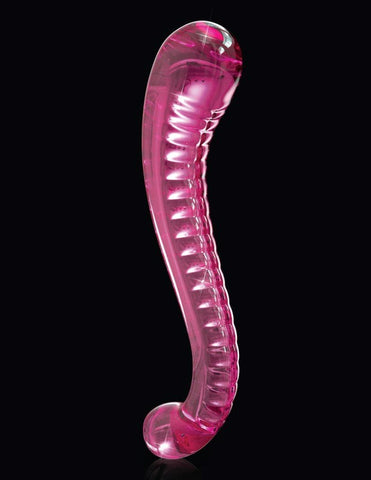 Pipedream Products Icicles No 69 Double Ended Glass Dildo Premium Glass - Glass Sex Toys