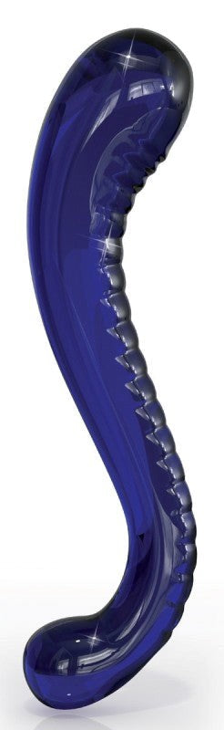 Pipedream Icicles No 70 Hand Blown Glass G Spot Dildo Temperature Play Design - - Glass Sex Toys