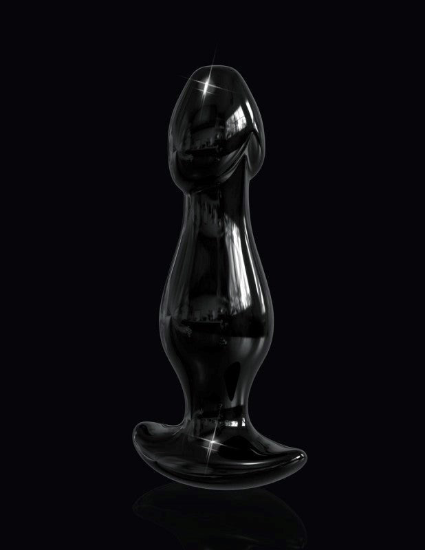 Pipedream Icicles No 71 Hand Blown Glass Butt Plug Premium Temperature Play - - Glass Sex Toys