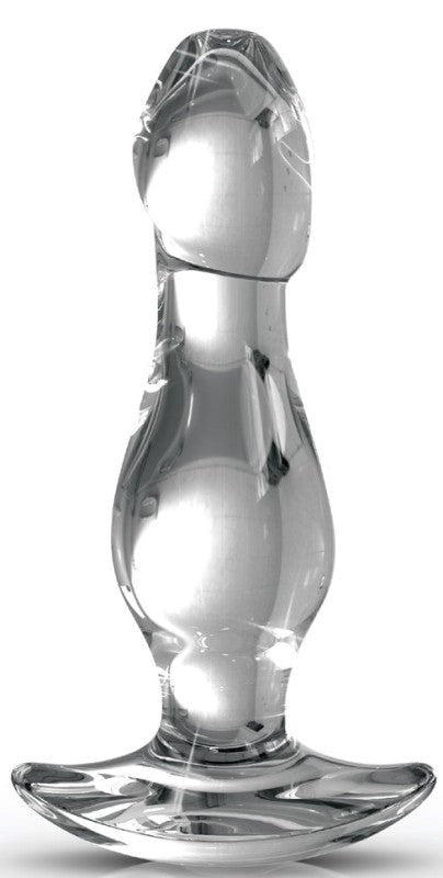 Pipedream Products Icicles No 72 Luxury Glass Butt Plug Temperature - - Glass Sex Toys