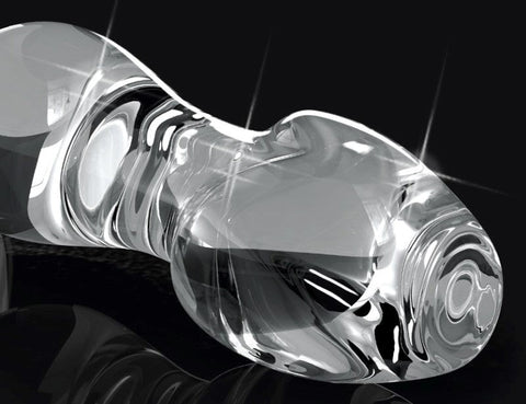 Pipedream Products Icicles No 72 Luxury Glass Butt Plug Temperature - Glass Sex Toys