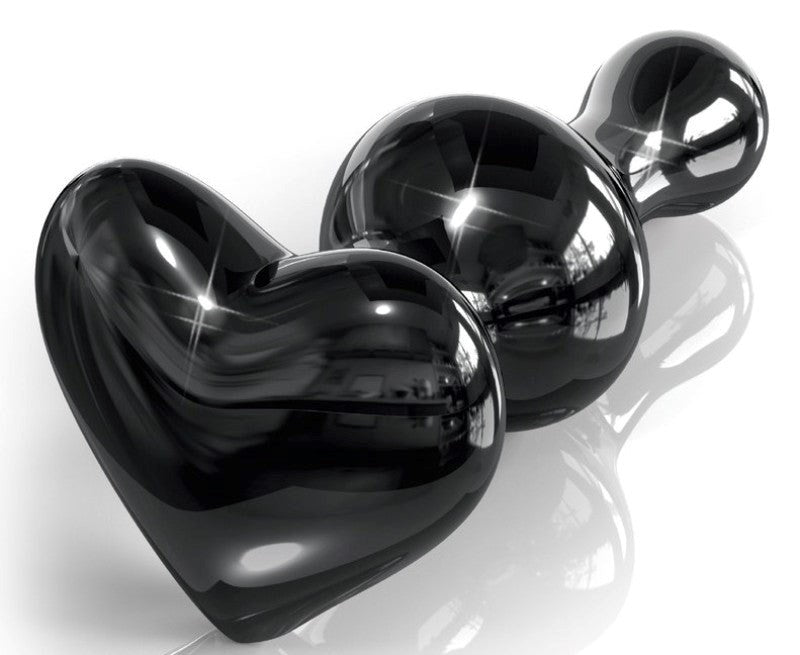Pipedream Products Icicles No 74 Hand Blown Glass Butt Plug Temperature Play - - Glass Sex Toys