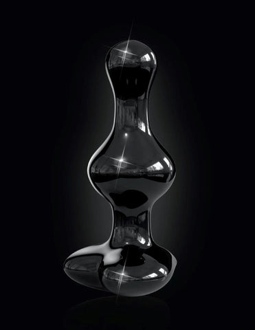 Pipedream Products Icicles No 74 Hand Blown Glass Butt Plug Temperature Play - Glass Sex Toys