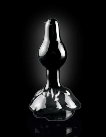 Pipedream Products Icicles No 77 Rose Shaped Glass Anal Plug Premium - Glass Sex Toys
