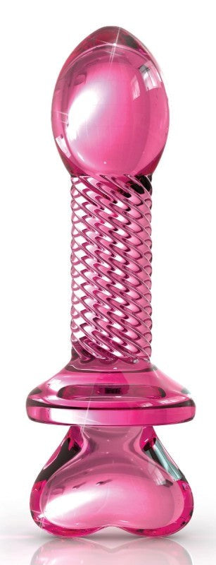 Pipedream Icicles No 82 Hand Blown Glass Anal Plug Premium Borosilicate - - Glass Sex Toys