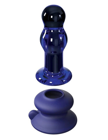 Pipedream Icicles No 83 Remote Control Glass Anal Vibrator Borosilicate Design - Glass Sex Toys