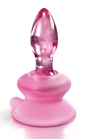 Pipedream Products Icicles No 90 Suction Cup Base Glass Anal Plug - Glass Sex Toys