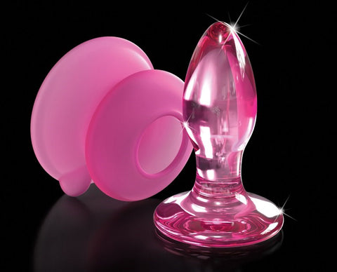 Pipedream Products Icicles No 90 Suction Cup Base Glass Anal Plug - Glass Sex Toys