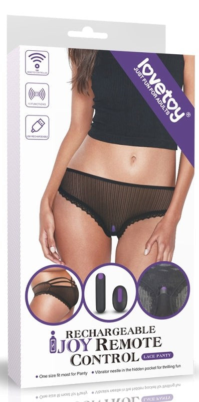 Lovetoy IJOY Rechargeable Remote Vibrating Panty with Wireless Control - - Remote Control Vibrators