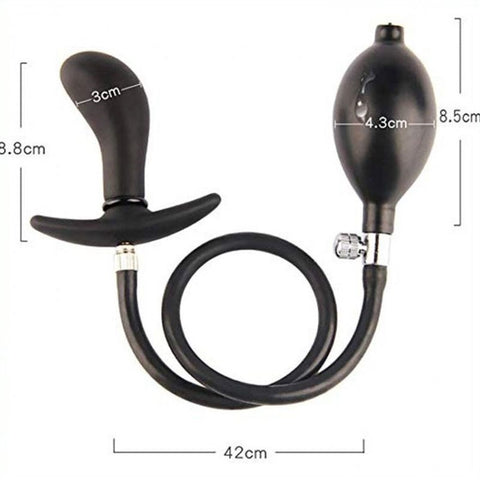 BDStyle Inflatable Prostate Plug Customizable Size and Precision Control - Inflatable Dildos and Vibrators