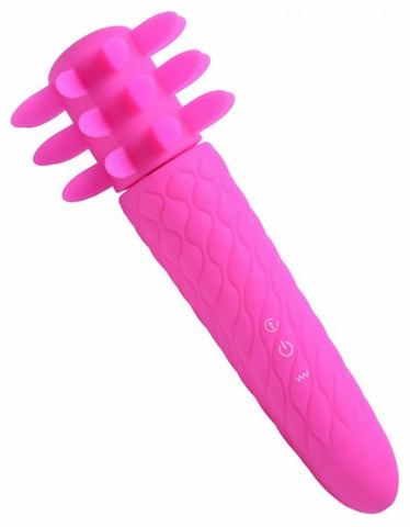 XR Brands Inmi Lingus Clitoral Stimulator with Dual Function Design - Clit Ticklers and Pulsators